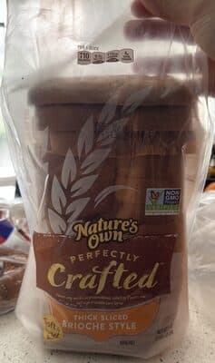 Thick Sliced Brioche Style Bread