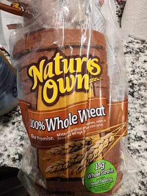 100% Whole Wheat Bread