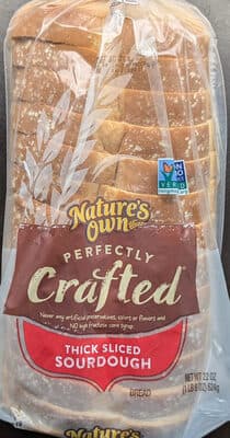 Thick Sliced Sourdough Bread