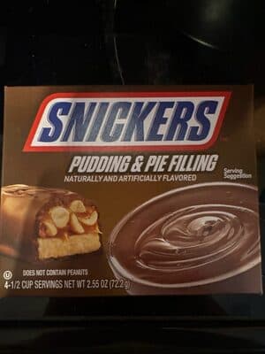 Snickers Pudding & Pie Filling