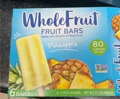 PINEAPPLE FRUIT BARS, PINEAPPLE