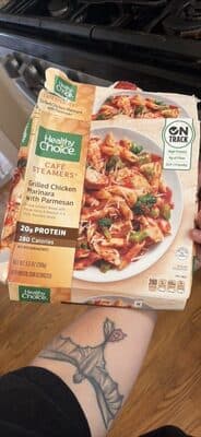 Grilled Chicken Marinara with Parmesan