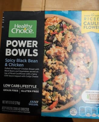 Protein Bowls Spicy Black Bean & Chicken