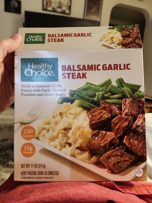 Balsamic Garlic Steak