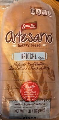 Artesano bakery bread Brioche Style