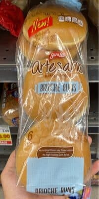 BRIOCHE BUNS BAKERY BREAD, BRIOCHE BUNS