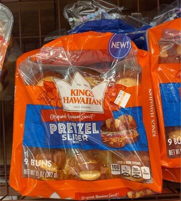 PRETZEL SLIDER BUNS, PRETZEL