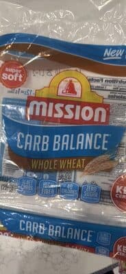 WHOLE WHEAT CARB BALANCE TORTILLA WRAPS, WHOLE WHEAT CARB BALANCE