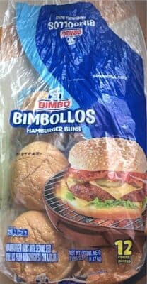 HAMBURGER BUNS WITH SESAME SEED, SESAME SEED