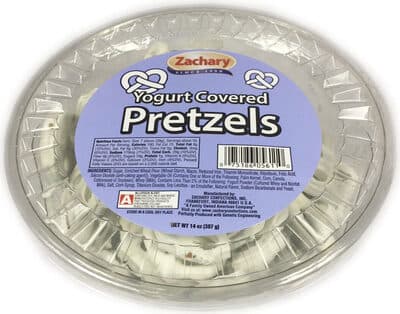 YOGURT COVERED PRETZELS, YOGURT