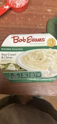 Mashed Potatoes Sour Cream & Chives