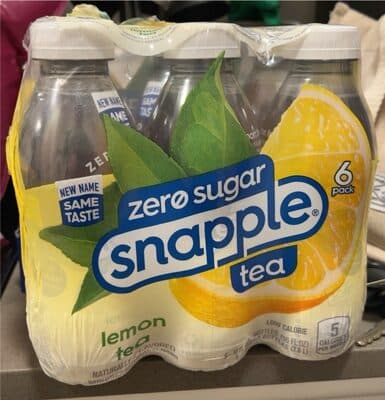 Zero Sugar Snapple Lemon Tea