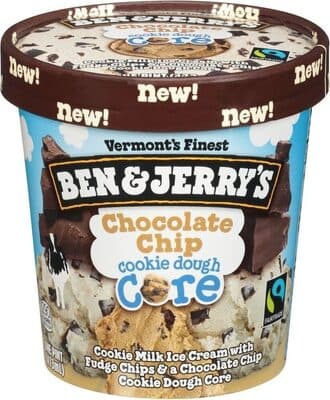 Core Chocolate Chip Cookie Dough Ice Cream