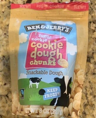 Sugar cook cookie dough chunks