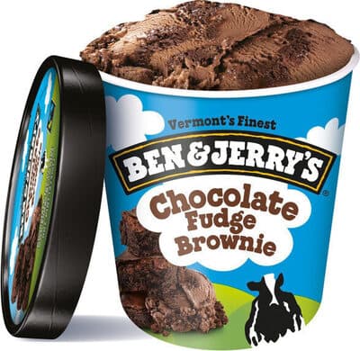 Chocolate Fudge Brownie Chocolate Ice Cream with Fudge Brownies