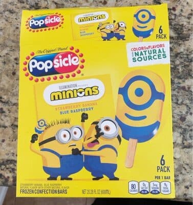 Minions strawberry banana blue raspberry