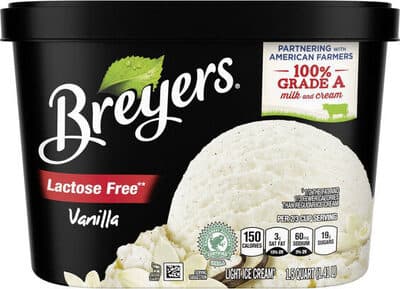 Breyerslactosefreevanillaicecream