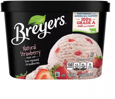 Ice cream Natural Strawberry