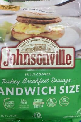 TURKEY BREAKFAST SAUSAGE, TURKEY