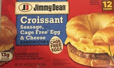 Croissant Sausage, Cage Free Egg & Cheese Sandwiches