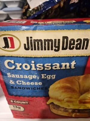 Croissant Sausage, Egg & Cheese Sandwiches