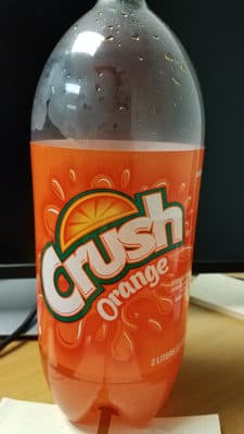 Crush, soda, orange, orange