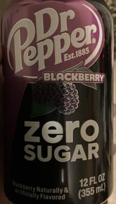 Dr Pepper Blackberry Zero Sugar