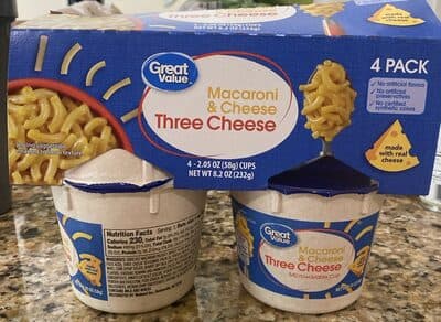 THREE CHEESE MACARONI & CHEESE DINNER, THREE CHEESE