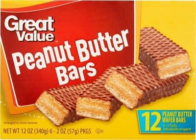 PEANUT BUTTER WAFER BARS, PEANUT BUTTER