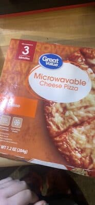 CHEESE MICROWAVABLE PIZZA, CHEESE