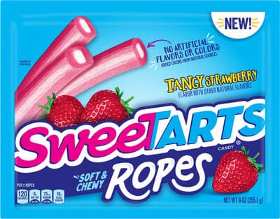 TANGY STRAWBERRY ROPES CANDY, TANGY STRAWBERRY