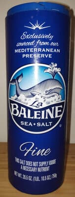 Sea salt fine crystals