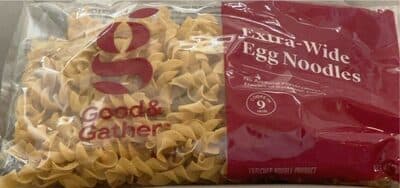 ENRICHED NOODLE PRODUCT, EXTRA-WIDE EGG NOODLES