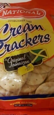 CREAM CRACKERS, CREAM
