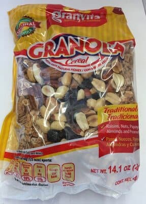 GRANOLA CEREAL WITH FRUIT