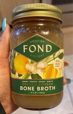 LEMON RADISH ONION GARLIC ORGANIC CHICKEN BONE BROTH, LEMON RADISH ONION GARLIC