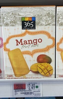 MANGO FRUIT BARS, MANGO