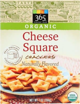 CHEESE SQUARE CRACKERS, CHEESE