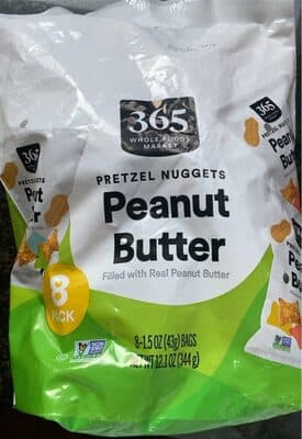 PEANUT BUTTER PRETZEL NUGGETS, PEANUT BUTTER