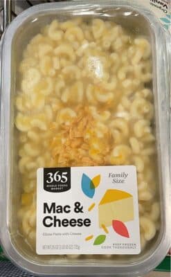 MAC & CHEESE ELBOW PASTA WITH CHEESE, MAC & CHEESE