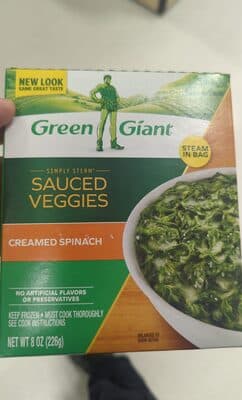 CREAMED SPINACH, CREAMED