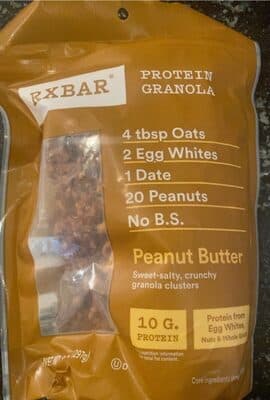 PEANUT BUTTER PROTEIN GRANOLA, PEANUT BUTTER