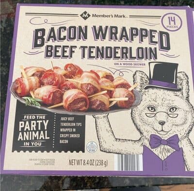 BACON WRAPPED BEEF TENDERLOIN, BACON