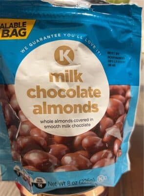MILK CHOCOLATE ALMONDS, MILK CHOCOLATE