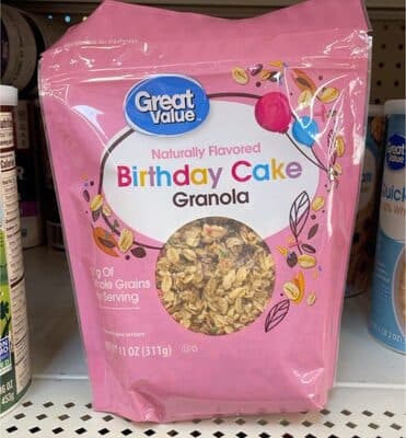 BIRTHDAY CAKE GRANOLA, BIRTHDAY CAKE
