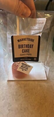 BIRTHDAY CAKE POPS, BIRTHDAY CAKE