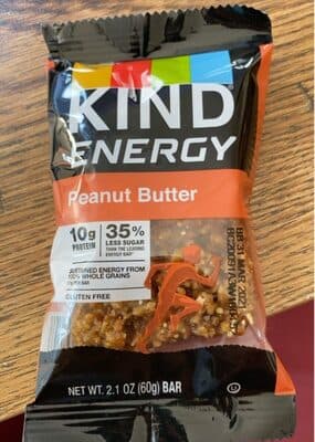PEANUT BUTTER ENERGY BAR, PEANUT BUTTER