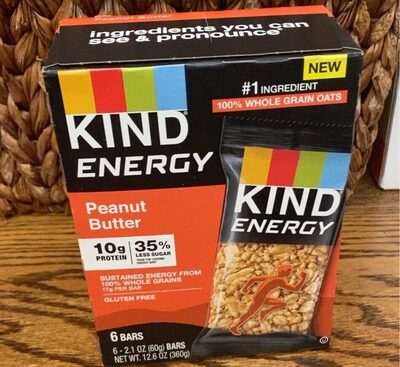 PEANUT BUTTER ENERGY BARS, PEANUT BUTTER