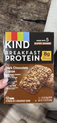 breakfast protein Dark Chocolate Cocoa