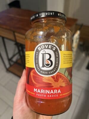 BOVE'S, MARINARA PASTA SAUCE